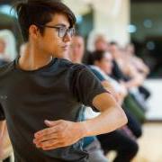 Students participate in ballet class at The Rec