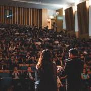 Stock image of a conference